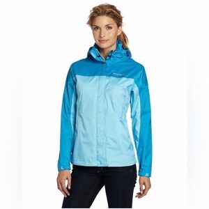 Marmot PreCip Rain Jacket, two-toned blue-Size Medium
